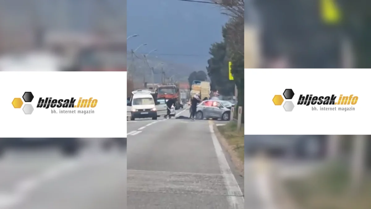 Užas na M17 kod Mostara: Maskirane osobe palicama i bakljama napale vozača i zapalile automobil