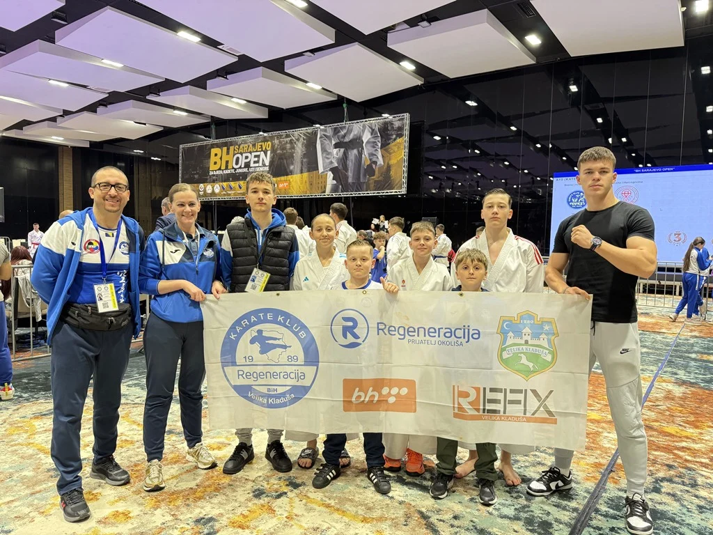 Velikokladuški karate klubovi ostvarili značajan uspjeh na turniru BH Sarajevo Open