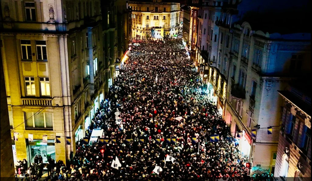 Spektakularan doček bh. nogometaša ispred Vječne vatre