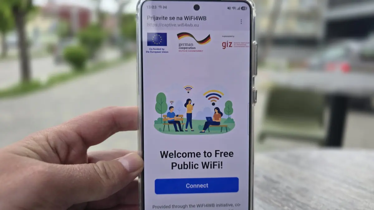 Besplatan internet u centru Velike Kladuše je u upotrebi