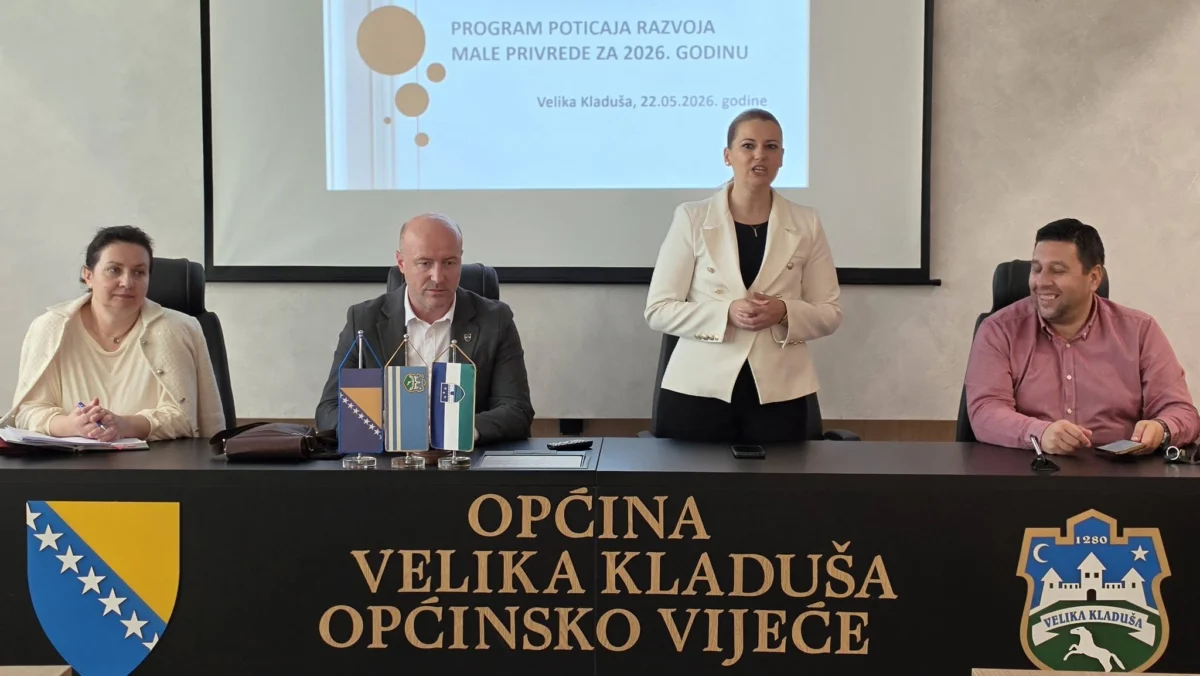 Ministarstvo privrede USK predstavilo javne pozive za podršku maloj privredi: Za poticaje osigurano 5 miliona KM