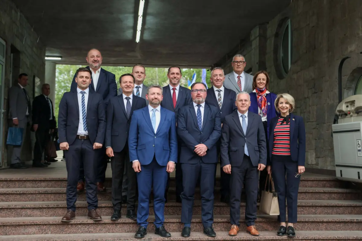 Načelnik Horvat prisustvovao sastanku načelnika i gradonačelnika USK sa ambasadorima zemalja članica EU u Bihaću