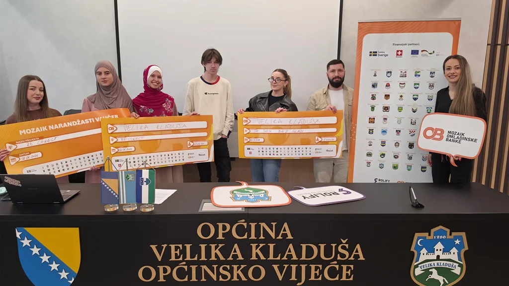 Općina Velika Kladuša i Fondacija Mozaik podržale dva projekta neformalnih grupa