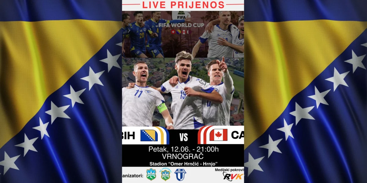 Vrnograč uz Zmajeve: Live prijenos utakmice BiH – Kanada