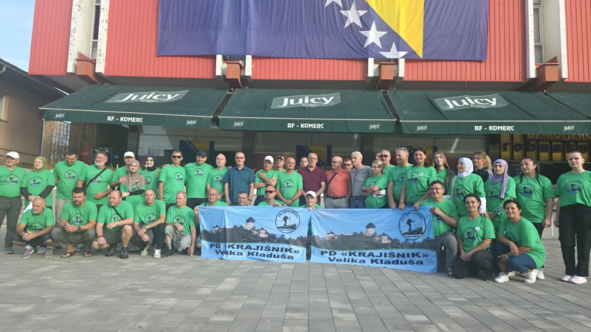 Kladuški planinari i građani krenuli na Marš mira u Srebrenicu