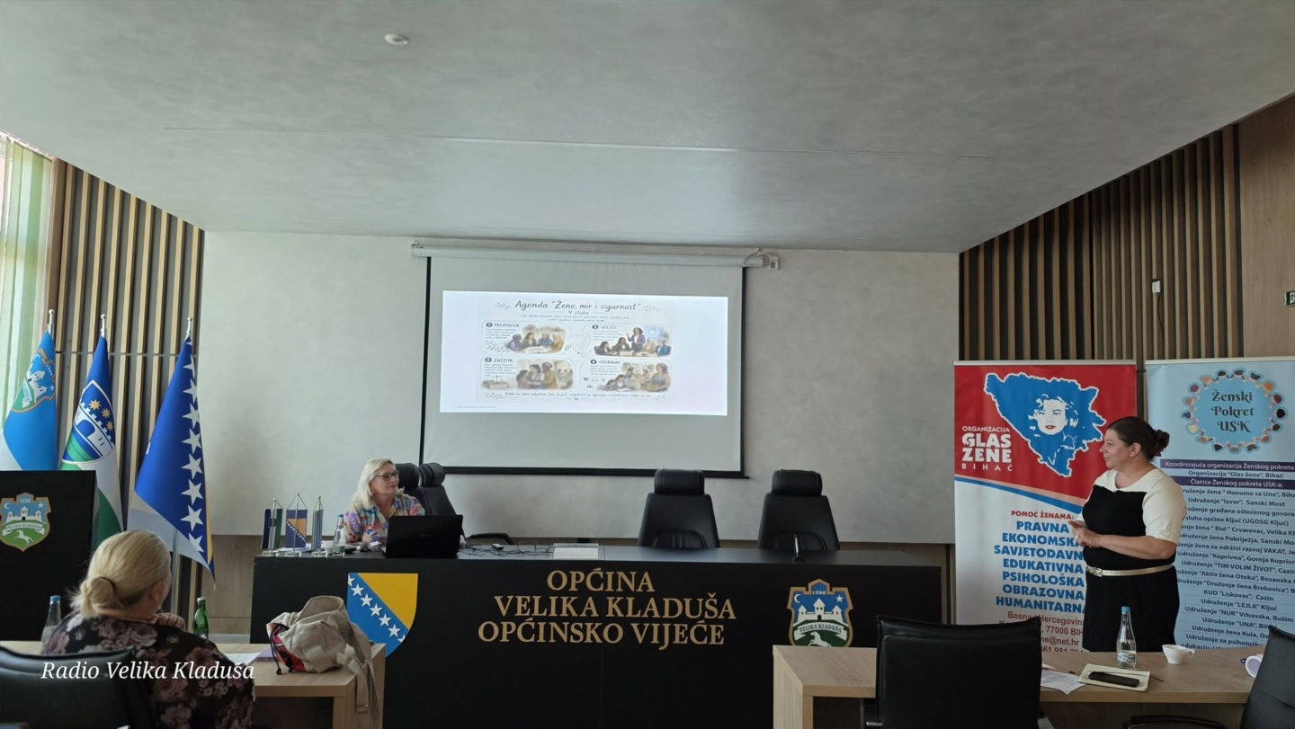 Radionica u Velikoj Kladuši o ulozi žena u izgradnji mira i sigurnosti
