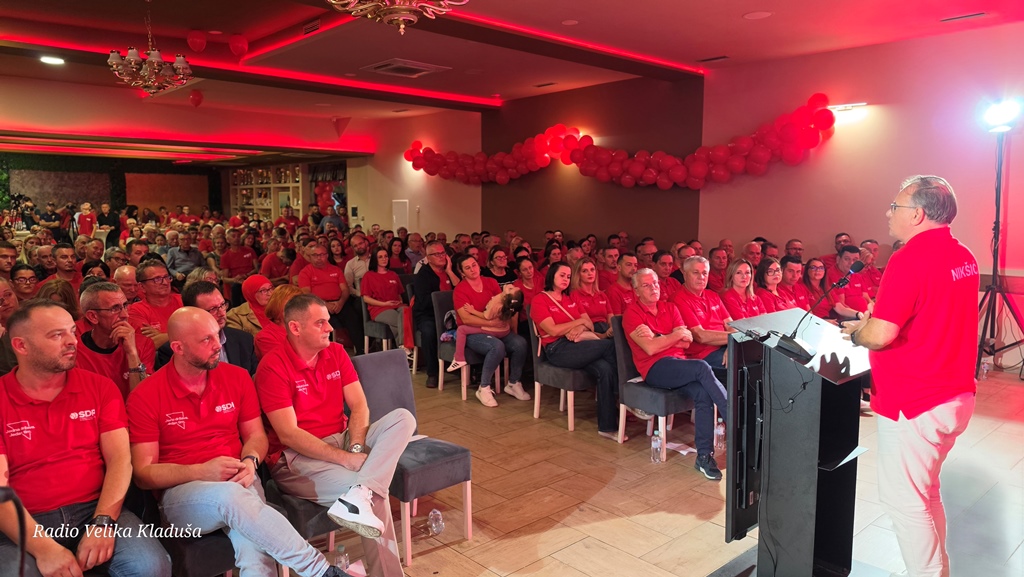 Centralni skup SDP BiH u Velikoj Kladuši: „Uz podršku građana nastavljamo tamo gdje smo stali“