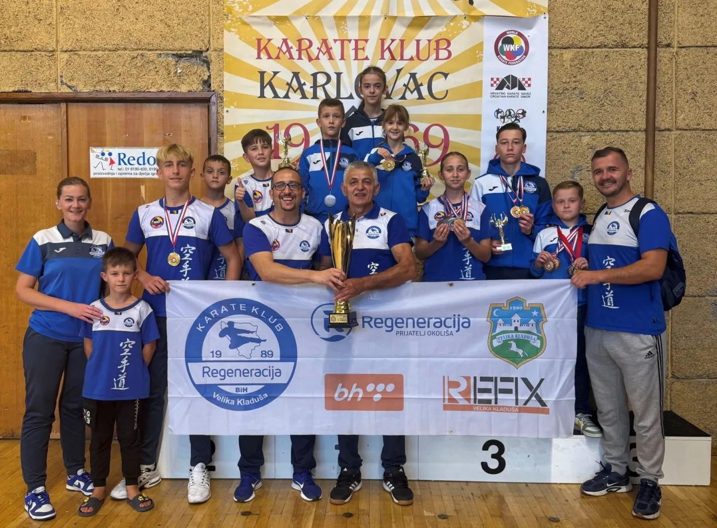 Karate klub „Regeneracija“ osvojio prvo mjesto na 21. Karlovac Openu