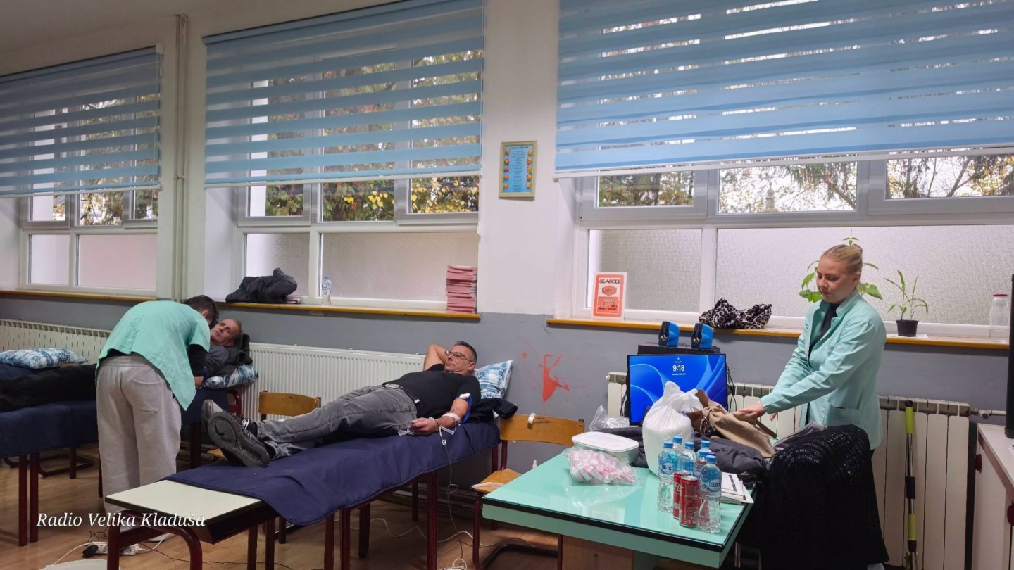 U Velikoj Kladuši održana posljednja ovogodišnja akcija darivanja krvi
