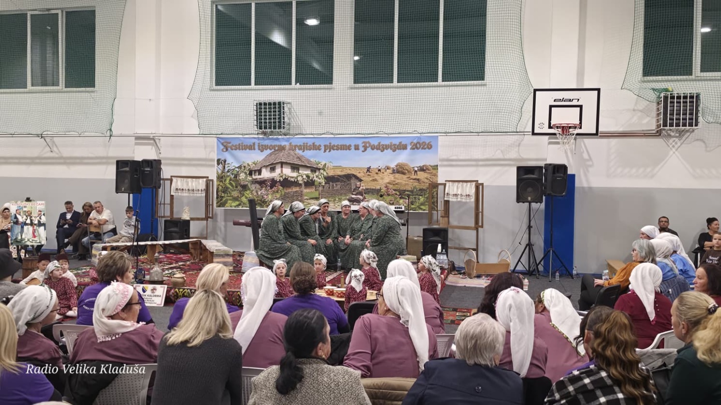Festival izvorne krajiške pjesme Podzvid 2026 okupio brojne izvođače i ljubitelje tradicije