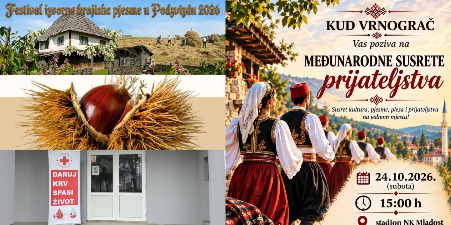 Servisne informacije, subota, 24. oktobar 2026. godine